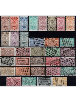 1923 / 1932 BELGIO PACCHI...