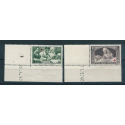 1940 FRANCIA FRANCE CROCE ROSSA 2 VALORI MNH MF17039