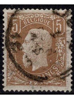 1878 BELGIO EFFIGIE RE...