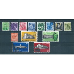 NIGERIA 1961 soggetti vari 13 VALORI MnH MF17167