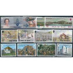 1977 MAN ANNATA COMPLETA 13 VALORI NUOVI MNH MF24439