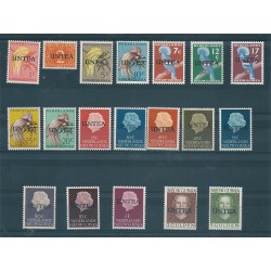 1962 1962 UNTEA NIEUW GUINEA NEDERLAND AMMINISTRAZIONE ONU 19 VAL MNH MF117156