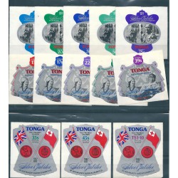 TONGA 1977 ANN INCORONAZIONE ELISABETTA II 13 VAL MNH MF17187