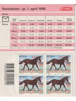 1998 DANIMARCA EUROPA FAUNA...