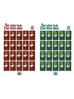 1980 LIECHTENSTEIN EUROPA...