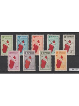 MADAGASCAR 1941 CARTA...