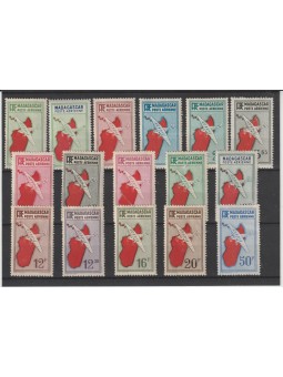 MADAGASCAR 1942-44 CARTA...