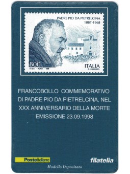 1998 TESSERA FILATELICA...