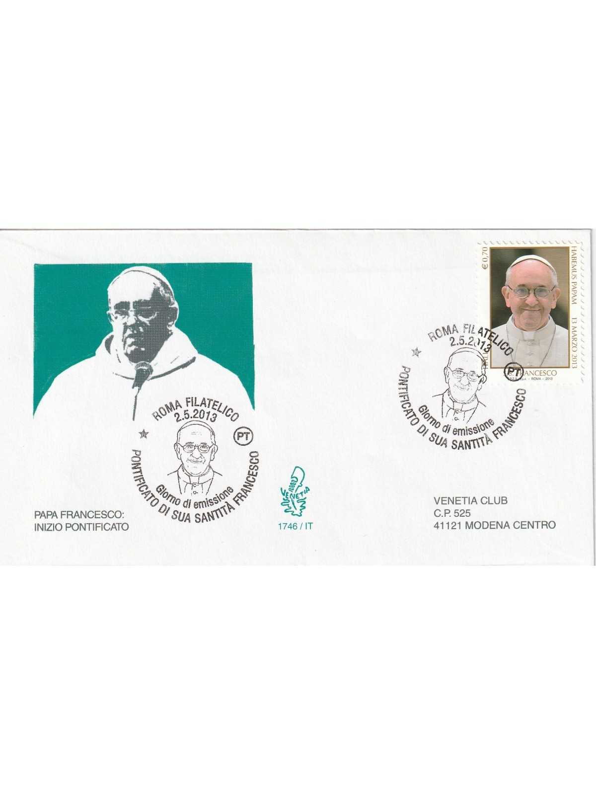 2013 FDC VENETIA 1746/IT ITALIA PAPA FRANCESCO MF80056