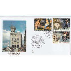 2004 FDC FILAGRANO SAN MARINO UNIONE LATINA MF81416
