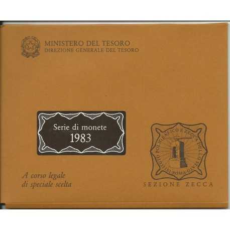 1983 REPUBBLICA DIVISIONALE ZECCA 10 MONETE FDC IN CONF ORIGINALE ZECCA MF24074