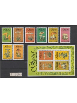 GHANA 1993 FLORA FUNGHI 8...