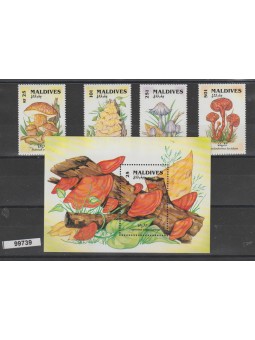 MALDIVES 1992 FLORA FUNGHI...