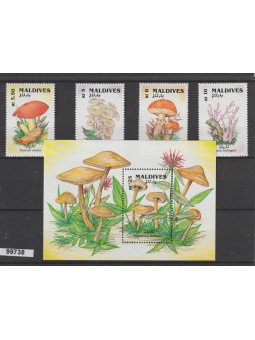 MALDIVES 1992 FLORA FUNGHI...