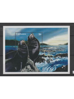 GRENADA 1996 FAUNA MARINA...