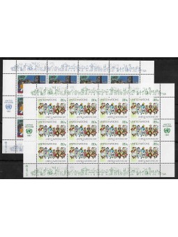 1987 ONU - 2 MINIFOGLI MNH...