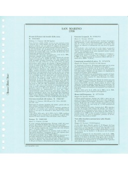 SAN MARINO 1998 FOGLI...