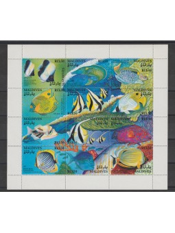 MALDIVE 1993 FAUNA PESCI...