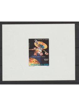 BENIN 1990 SPAZIO UN BF...