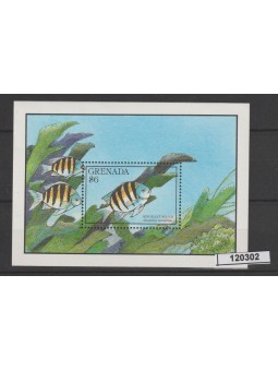 GRENADA 1996 FAUNA PESCI...