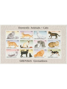 GRENADA 1995 FAUNA GATTI -...