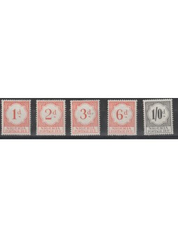 NIGERIA 1961 SEGNATASSE 5...