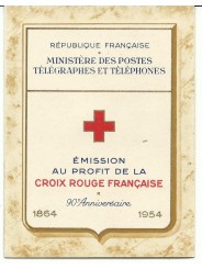 1954 FRANCIA FRANCE LIBRETTO CROCE ROSSA CROIX ROUGE - L1006 - MNH MF23895