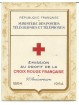 1954 FRANCIA FRANCE LIBRETTO CROCE ROSSA CROIX ROUGE - L1006 - MNH MF23895