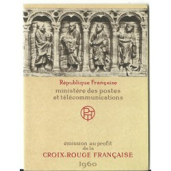 1960 FRANCIA FRANCE LIBRETTO CROCE ROSSA CROIX ROUGE - L1278 - MNH MF23899