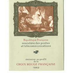 1962 FRANCIA FRANCE LIBRETTO CROCE ROSSA CROIX ROUGE - L1366 - MNH MF23901