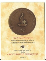 1963 FRANCIA FRANCE LIBRETTO CROCE ROSSA CROIX ROUGE - L1400 - MNH MF23902