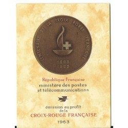 1963 FRANCIA FRANCE LIBRETTO CROCE ROSSA CROIX ROUGE - L1400 - MNH MF23902