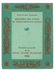 1964 FRANCIA FRANCE LIBRETTO CROCE ROSSA CROIX ROUGE - L1433 - MNH MF23903