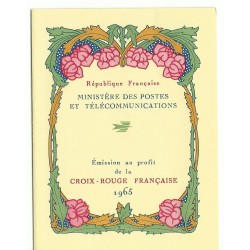 1965 FRANCIA FRANCE LIBRETTO CROCE ROSSA CROIX ROUGE - L1466 - MNH MF23904