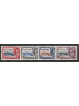 LEEWARD ISLANDS 1935 SILVER...