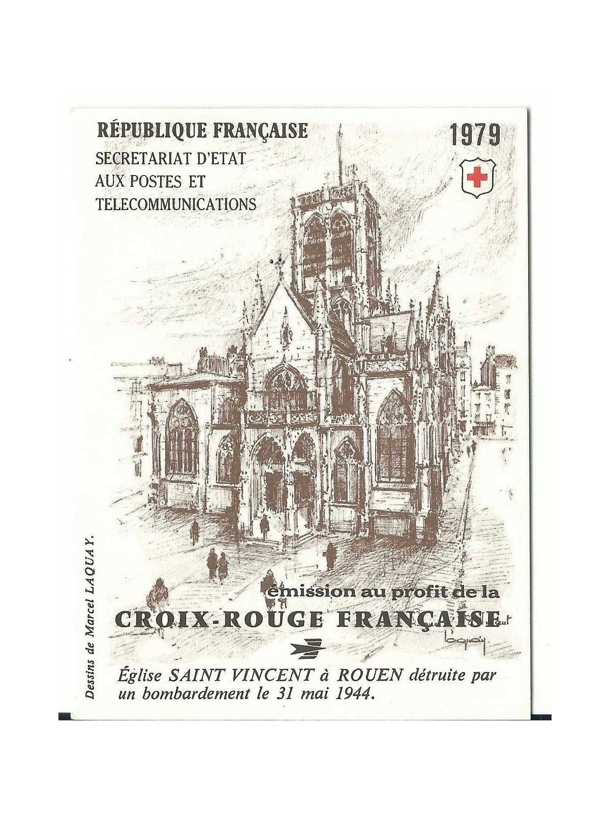 1979 FRANCIA FRANCE LIBRETTO CROCE ROSSA - L 2070 - NUOVO MF23916