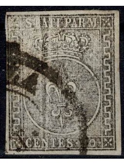 1852 PARMA 10 CENT BIANCO...