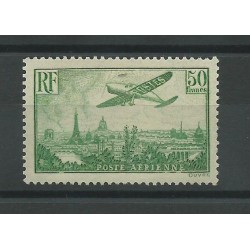 1936 FRANCIA FRANCE POSTA AEREA AEREO SU PARIGI 1 V N 14a MNH DIENA MF23960