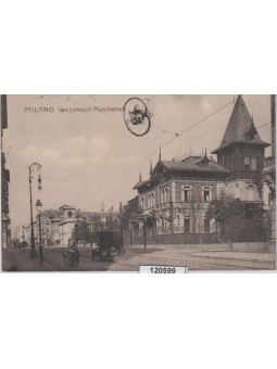 CARTOLINA MILANO VIA...