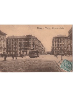 CARTOLINA MILANO PIAZZA...