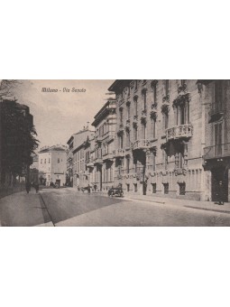 CARTOLINA MILANO VIA...