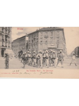 CARTOLINA MILANO VIA...