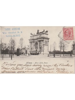 ANTICA CARTOLINA MILANO...