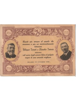 CARTOLINA 1948 ONORANZE A...