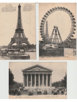 LOTTO DI TRE CARTOLINE...