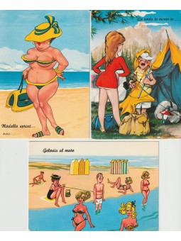 TRE CARTOLINE UMORISTICHE...