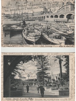 DUE CARTOLINA SICILIA...