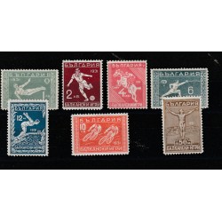 1931BULGARIA GIOCHI BALCANICI ATENE UNIF N 242-248 7 VAL MLH MF17924