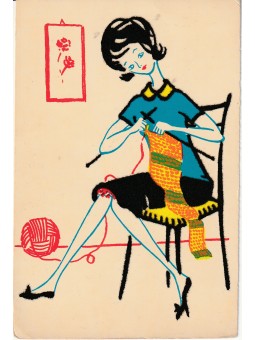 QUATTRO CARTOLINE VELLUTATE...