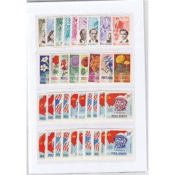 1964 ROMANIA ANNATA COMPLETA YEAR SET 138 VALORI - 4 BF MNH MF17951